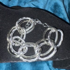 Elegant Silver Chain Link Bracelet
